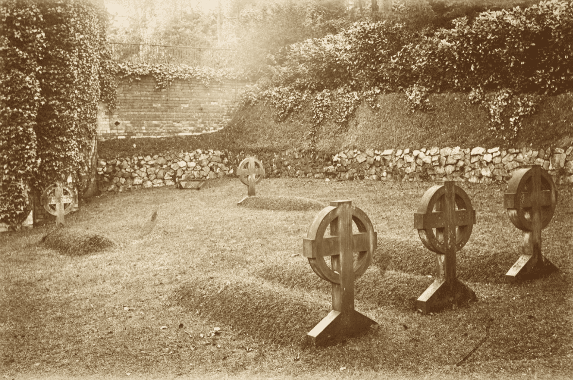 Photo of the cemetery at Rednal