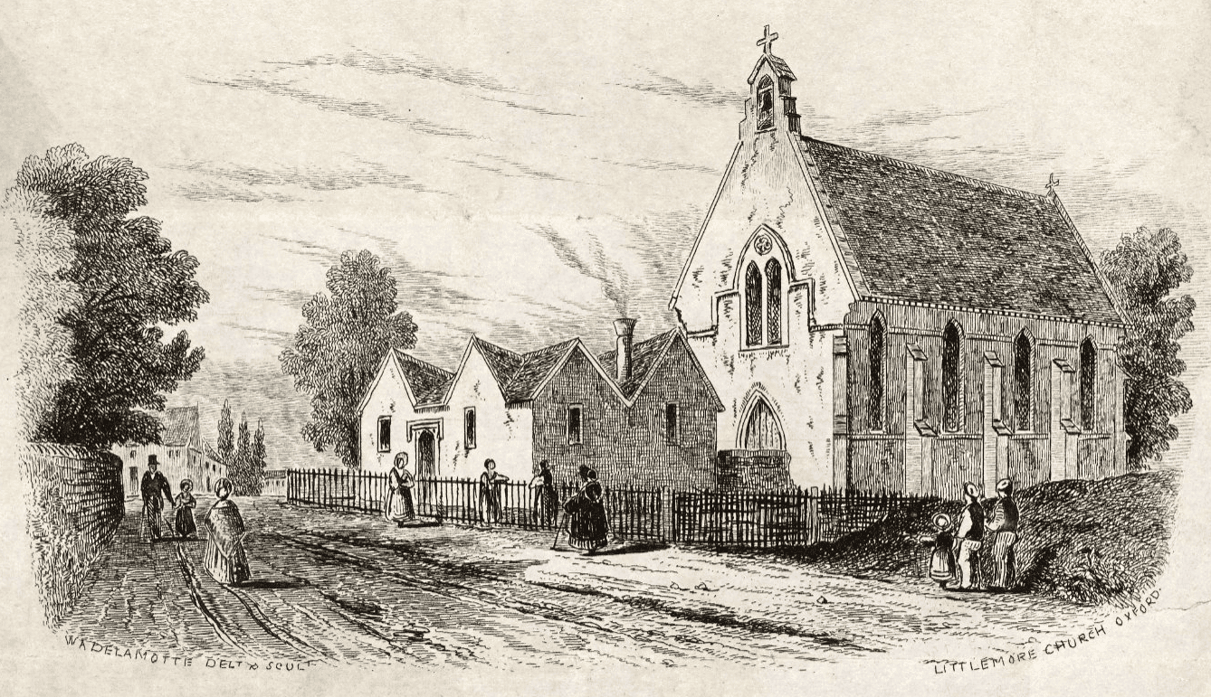 Sketch of Littlemore Church at Oxford, undated. 