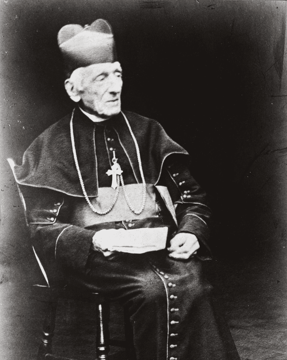 A photo of Newman late in life, undated