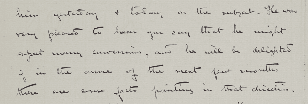 Cardinal Merry del Val to Cardinal Vaughan, 5 July 1896. 